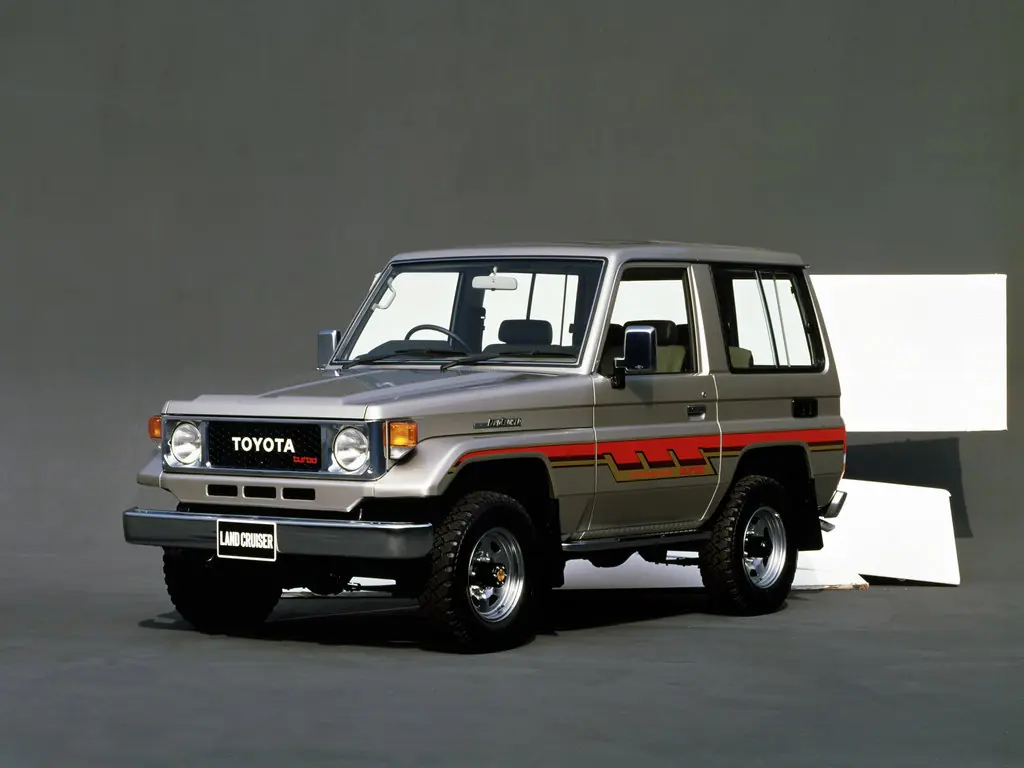 Toyota Land Cruiser (HZJ70, HZJ70V, HZJ73V, BJ71V, BJ74V, LJ71G, BJ70V, BJ73V, HZJ73HV, PZJ70, PZJ70V) 8 поколение, джип/suv 3 дв. (11.1984 - 12.1994)